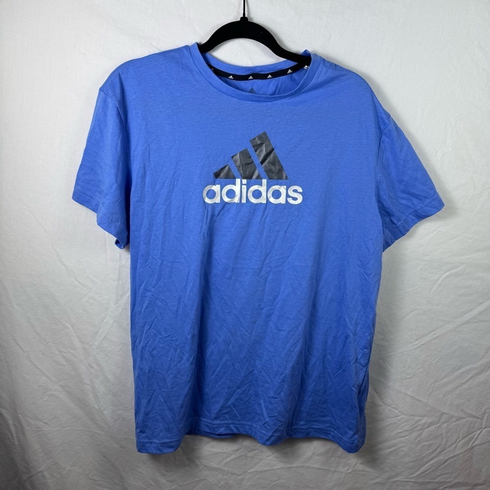 Adidas Blue T-Shirt Men's Size M